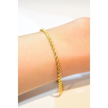 Yenigün Kuyumculuk 14 Ayar Altın Halat Zincirli Bileklik