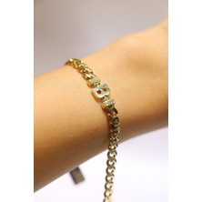 Yenigün Kuyumculuk 14 Ayar Altın Harf Bileklik