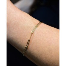 Yenigün Kuyumculuk 14 Ayar Ataç Model Kadın Altın Bileklik