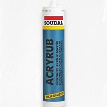 Soudal Acryrub Silikonize Mastik Antrasit Gri 500 gr