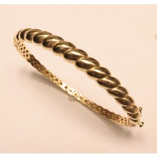 Güler Kuyumculuk Altın Salyangoz Model Kelepçe Bilezik