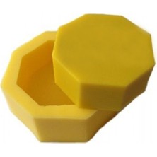 Mumi Sekizgen Taban Silikon Kalıp Sabun Kokulu Taş Mum Epoksi Kalıb