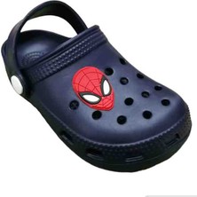 Ayz Spiderman Örümcek Adam Erkek Çocuk Kaydırmaz Tabanlı Ev Anaokulu Deniz Yumuşak Sandalet Terlik