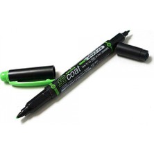 Tombow : Kei-Coat : Çift Uçlu Fosforlu Kalem : Yeşil Sarı