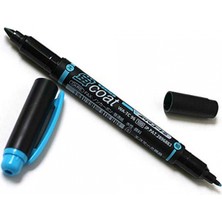 Tombow : Kei-Coat : Çift Uçlu Fosforlu Kalem : Gök Mavi