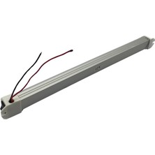 12V FLORESAN TAVAN LAMBASI 18 LEDLİ (ŞEFFAF CAM) BEYAZ ANAHTARLI (25 CM)