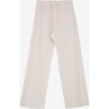 People By Fabrika Lastikli Bel Rahat Bej Kadın Pantolon SPBF4SL-PNT5605