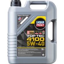 Liqui Moly Top Tec 4100 5W-40 5 Litre Motor Yağı (Üretim Yılı: 2023)