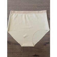 Missvera Yüksek Bel Fitilli Lazer Kesim Külot