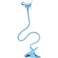 Jinlin Shop B Mavi Stil Telefon Klipsi Cep Telefon Tutucu 360° Hücre Ayarlanabilir Ev Yatak Masaüstü Montaj Braketi Esnek Araçlar Tembel Kol Evrensel Aksesuarlar (Yurt Dışından)