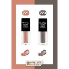 Pastel Glow Liquid Eyeshadow Set - Likit Far 221 + 223 + Togin Çanta Hediye