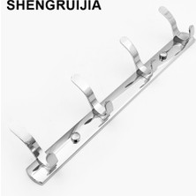 Jinlin Shop B 6 Kanca Tarzı Bc Pazarı Için Sıfır G Paslanmaz Çelik Duvar Askı Kanca Bornoz Askıları Banyo Krom Duvar Askı Askı Banyo (Yurt Dışından)