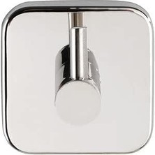 Wenko Uno Mezzano Duvar Askısı, El Havlularının ve Bulaşık Bezlerinin Elinizin Altında Saklanması İçin Kanca, Yüksek Kaliteli, Parlak Paslanmaz Çelik, 5,5 x 5,5 x 5,5 cm