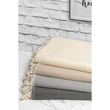 Denizli Concept Trendy Koltuk Örtüsü Gri 2'li Set