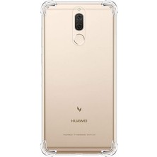 Techno Guru Huawei Mate 10 Lite Köşe Korumalı Şeffaf Jelly Premium Silikon Kılıf