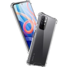 Techno Guru Poco M4 Pro 5g Köşe Korumalı Şeffaf Jelly Premium Silikon Kılıf