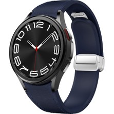 YKD Store Samsung Galaxy Watch 6 İçin Manyetik Toka Pu Silikon Kayış (Yurt Dışından)