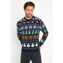 Tarz Cool Erkek Christmas Yılbaşı Kazağı