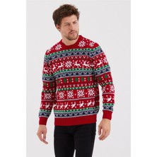 Tarz Cool Erkek Christmas Yılbaşı Kazağı