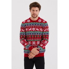 Tarz Cool Erkek Christmas Yılbaşı Kazağı