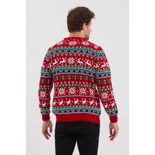 Tarz Cool Erkek Christmas Yılbaşı Kazağı