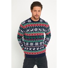 Tarz Cool Erkek Christmas Yılbaşı Kazağı
