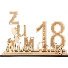Eleanos Ahşap Ziyaretçi Defteri 18, 18. Doğum Günü Için Hediye 18. Doğum Günü Fikirleri, (Yurt Dışından)