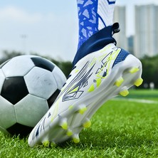 Boxinyuan Futbol Profilli Profesyonel Erkek Futbol Ayakkabıları Fg Anti-Kaygan Futbol Ayakkabı Ayak Bileği Eğitim Spor Kaymaz (Yurt Dışından)