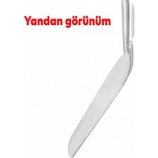 Badem10 Kömür Soba Küreği Sapsız Metal 34 cm Çok Amaçlı Kürek