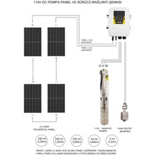 Hegel 110 Volt 13,5 Amper V2 Dc Solar Su Pompası