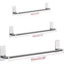 Jinlin Shop B 11AG200702-30 Stili Ev Banyosu Için Duvara Monte Havlu Askısı Saklama Rafı Paslanmaz Çelik (Yurt Dışından)