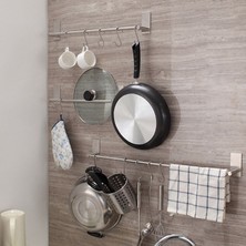 Jinlin Shop B 11AG200702-30 Stili Ev Banyosu Için Duvara Monte Havlu Askısı Saklama Rafı Paslanmaz Çelik (Yurt Dışından)