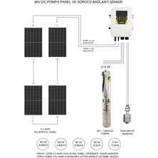 Hegel 96 Volt 13,5 Amper Dc Solar Dalgıç Pompa