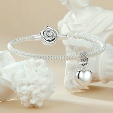 Jeffrry1 Pendant Charm Romantik Rose Proposal Box Kadınlar Için Karşılaştırılmış Farklı Bileklikler ve Kolye 925 Gümüş (Yurt Dışından)