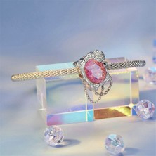 Jeffrry1 Pendant Charm Oil Painting Fading Rose Kadınlar Için Karşılaştırılmış Farklı Bileklikler ve Kolye 925 Gümüş (Yurt Dışından)