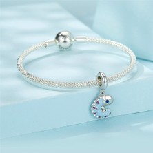 Jeffrry1 Pendant Charm Chameleon Kadınlar Için Karşılaştırılmış Farklı Bileklikler ve Kolye 925 Gümüş (Yurt Dışından)