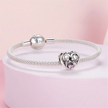 Jeffrry1 Pendant Charm Çocukluk Arkadaşlarının Masum Olması Kadınlar Için Karşılaştırılmış Farklı Bileklikler ve Kolye 925 Gümüş (Yurt Dışından)
