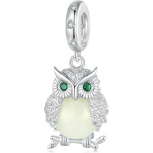 Jeffrry1 Pendant Charm Açık Buğun Kadınlar Için Karşılaştırılmış Farklı Bileklikler ve Kolye 925 Gümüş (Yurt Dışından)