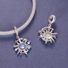 Jeffrry1 Pendant Charm Magic Sun And Moon Pendant Kadınlar Için Karşılaştırılmış Farklı Bileklikler ve Kolye 925 Gümüş (Yurt Dışından)