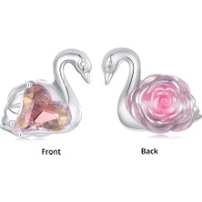 Jeffrry1 Pendant Charm Swan Kadınlar Için Karşılaştırılmış Farklı Bileklikler ve Kolye 925 Gümüş (Yurt Dışından)