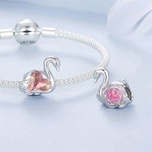Jeffrry1 Pendant Charm Swan Kadınlar Için Karşılaştırılmış Farklı Bileklikler ve Kolye 925 Gümüş (Yurt Dışından)