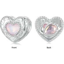 Jeffrry1 Pendant Charm Ballet Swan Kadınlar Için Karşılaştırılmış Farklı Bileklikler ve Kolye 925 Gümüş (Yurt Dışından)