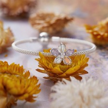 Jeffrry1 Pendant Charm Monet'in Gardon Kadınlar Için Karşılaştırılmış Farklı Bileklikler ve Kolye 925 Gümüş (Yurt Dışından)