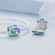 Jeffrry1 Pendant Charm Açılabilir Takım Kadınlar Için Karşılaştırılmış Farklı Bileklikler ve Kolye 925 Gümüş (Yurt Dışından)