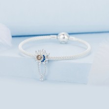 Jeffrry1 Pendant Charm Güneş ve Ay Integrasyonu Kadınlar Için Karşılaştırılmış Farklı Bileklikler ve Kolye 925 Gümüş (Yurt Dışından)