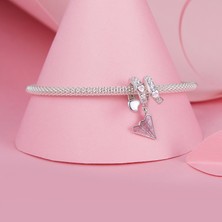 Jeffrry1 Pendant Charm Paper Airplane Love Letter Kadınlar Için Karşılaştırılmış Farklı Bileklikler ve Kolye 925 Gümüş (Yurt Dışından)