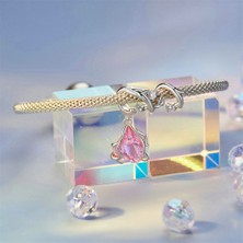 Jeffrry1 Pendant Charm Fading Rose Kadınlar Için Karşılaştırılmış Farklı Bileklikler ve Kolye 925 Gümüş (Yurt Dışından)