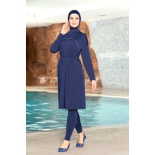 REMSA Likralı Tam Kapalı Tesettür Mayo 1266/02 Koyu Lacivert