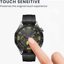 Ukscase Huaweı Watch Gt 4 46MM Uyumlu Tam Kaplayan Nano Cam Ekran Koruyucu