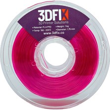 3DFIX Filament PLA PRO Şeffaf Pembe 1KG 1,75mm